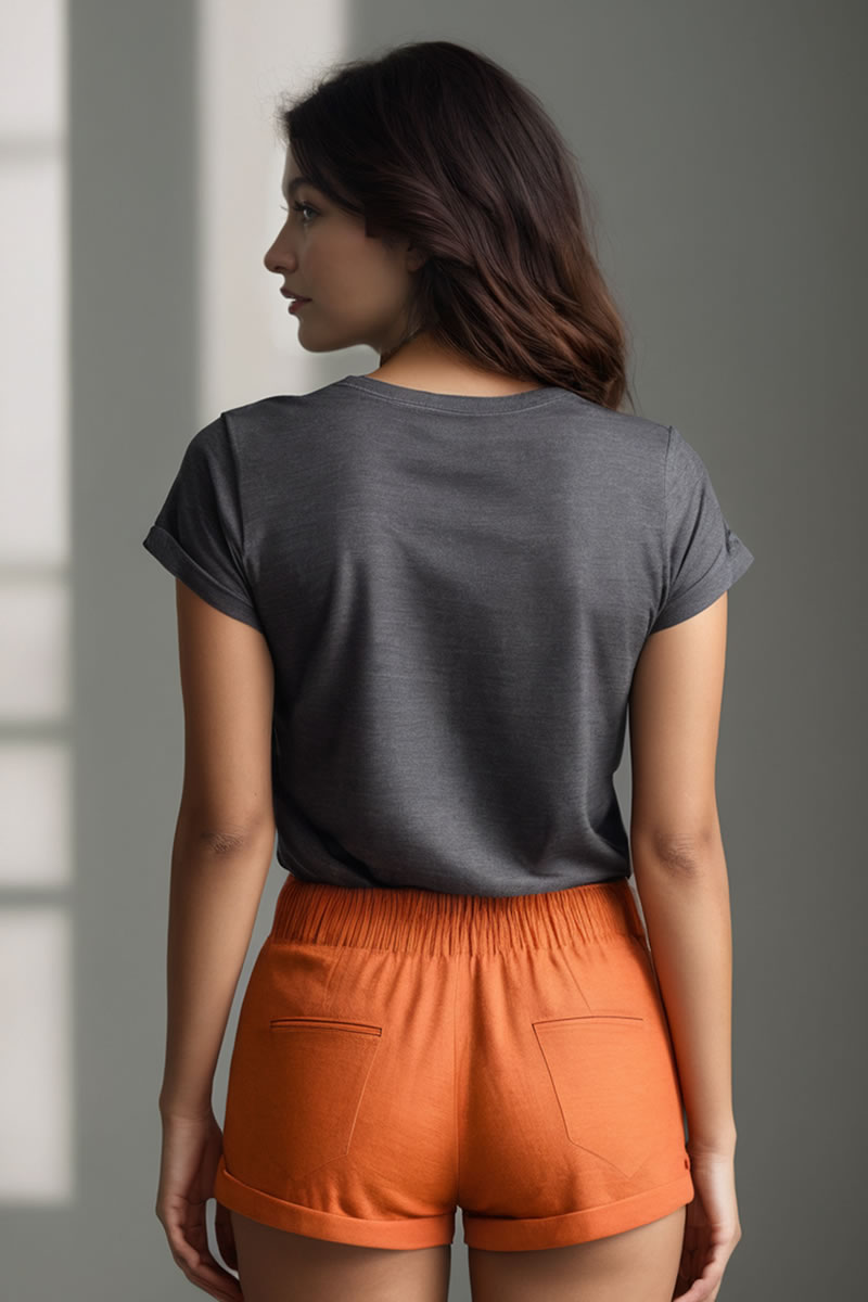 Tribal Kertenkele Baskılı Antrasit T-Shirt